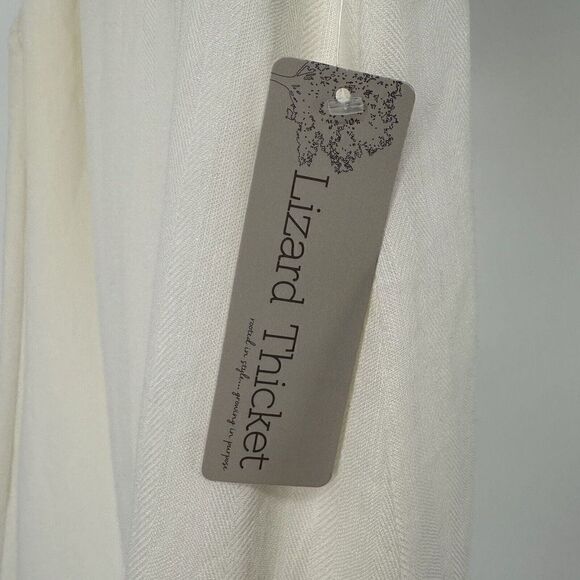 Les Soeurs Dress White Mini Size S Fringe Hem Halter Neck Beach Bohemian Classic - Picture 6 of 8